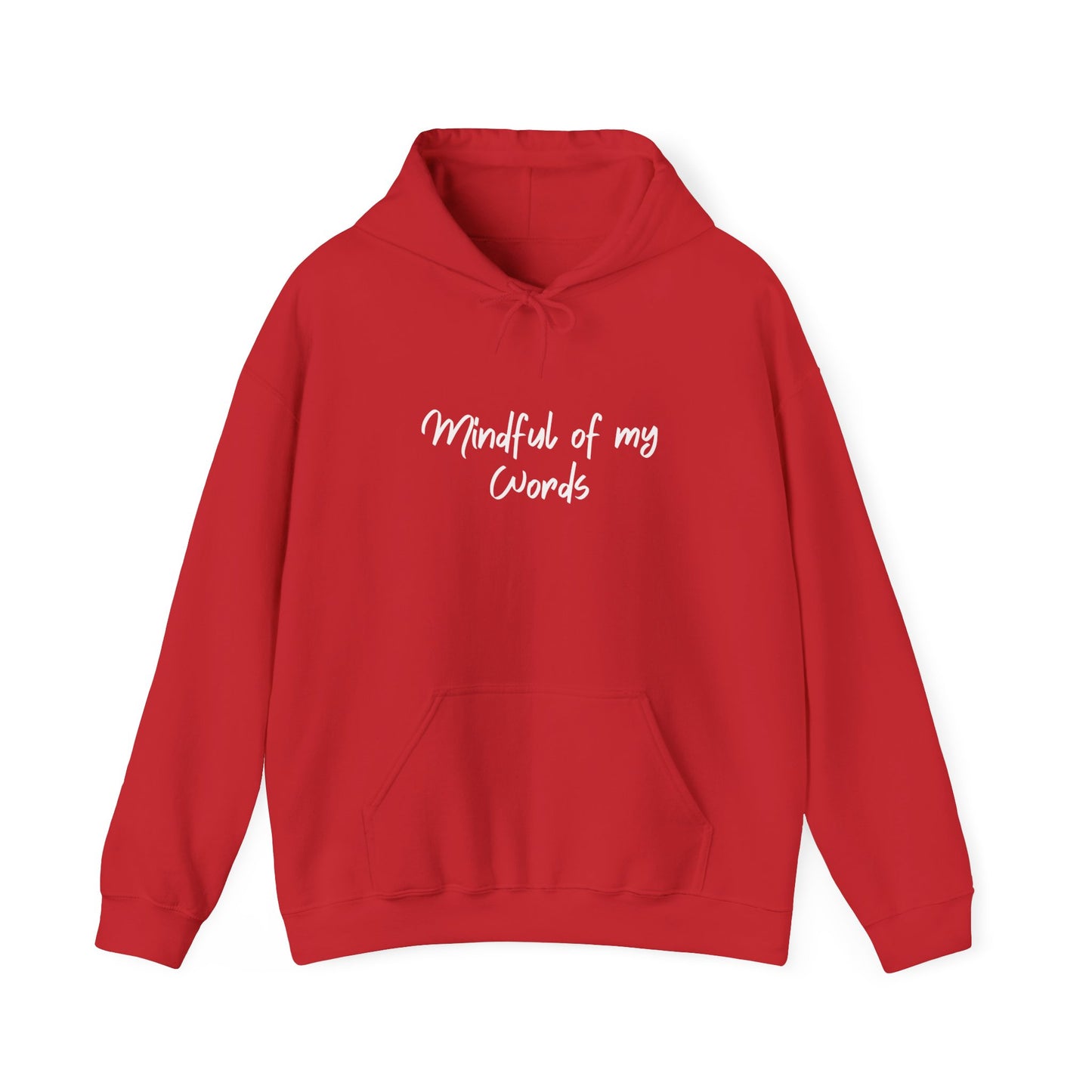 Women's Pullover Hoodie - Mindful of my Words Hooded Sweatshirt