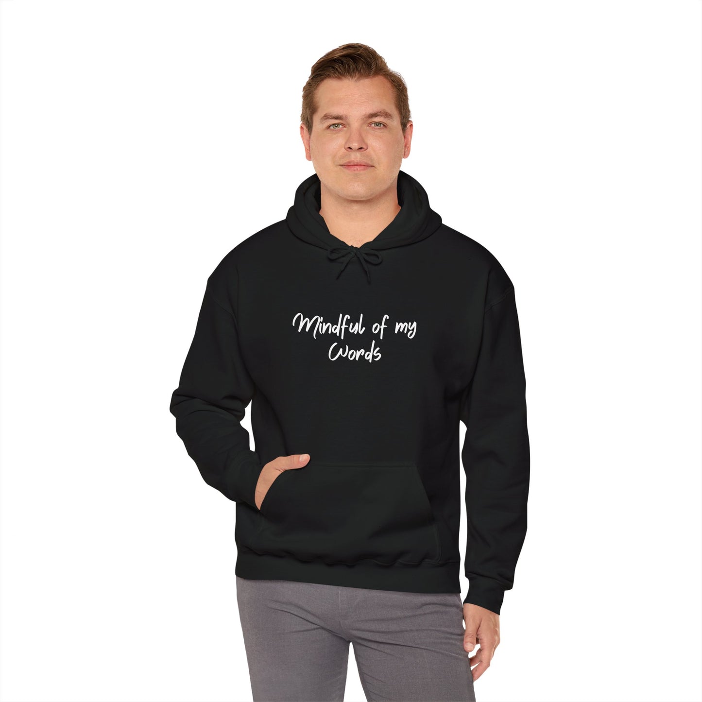 Women's Pullover Hoodie - Mindful of my Words Hooded Sweatshirt