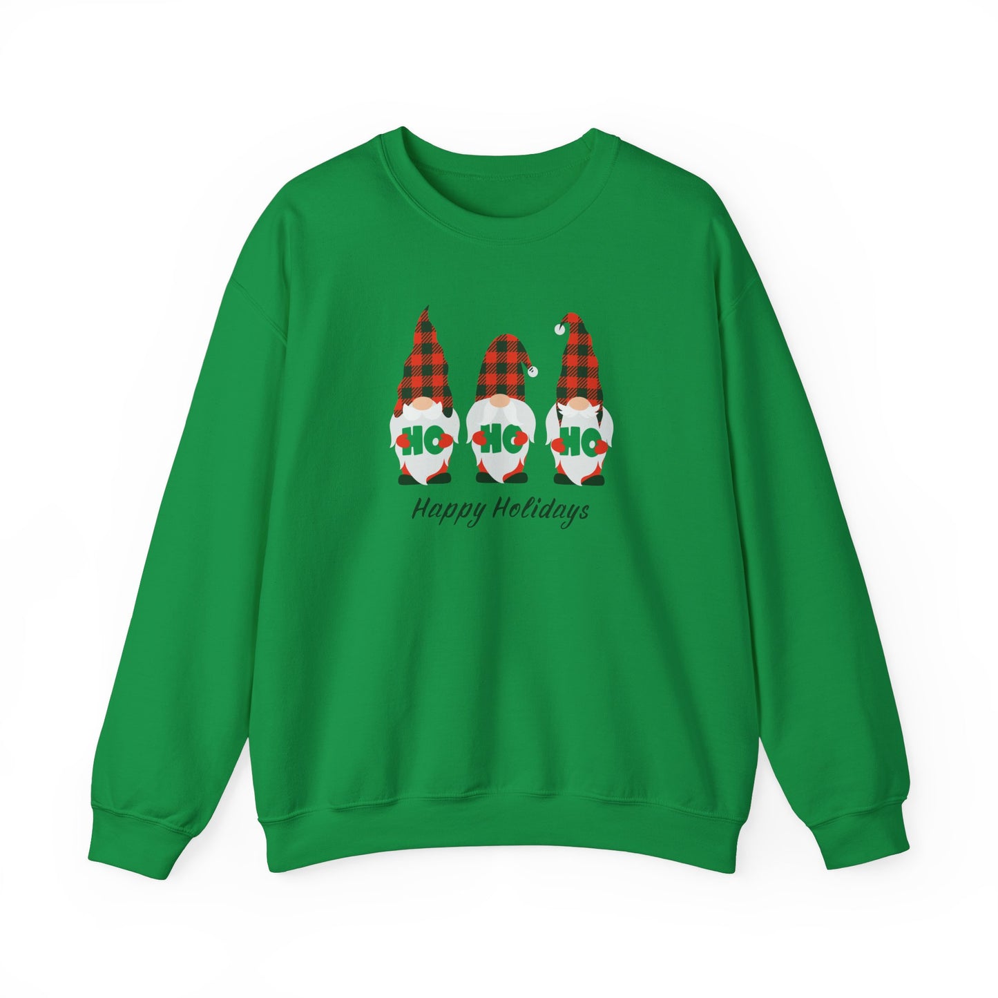 Christmas Sweatshirt, Gnome Print Christmas Shirt, Christmas Shirt, Holiday Shirt, Cute Christmas Crew Neck, Holiday Gift Shirt