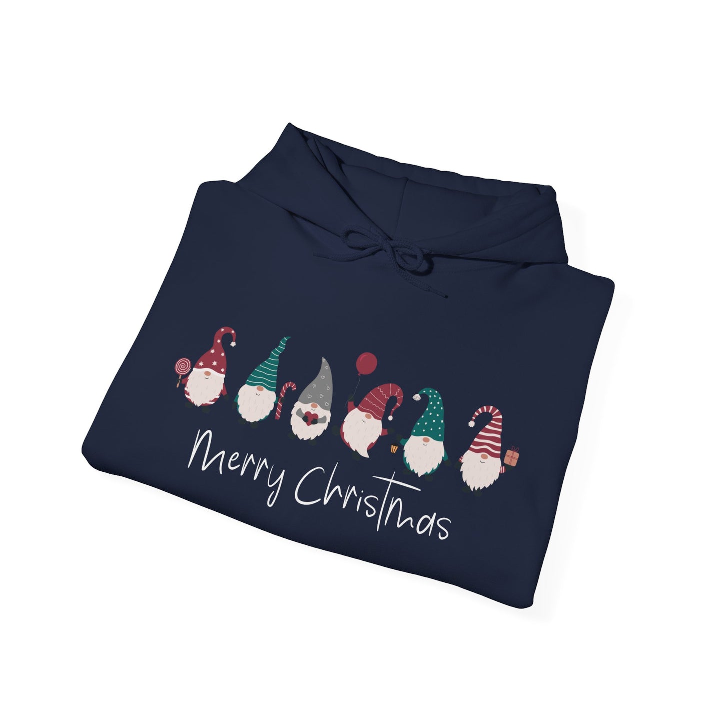 Hoodie Christmas Sweatshirt, Gnome Print Christmas Hoody, Merry Christmas Shirt, Holiday Shirt, Cute Christmas, Holiday Gift Shirt