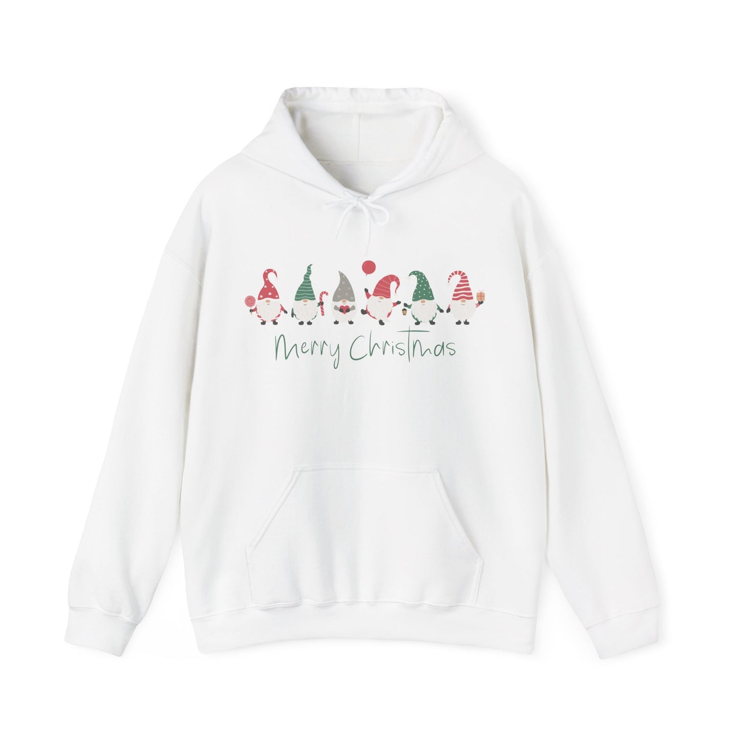 Hoodie Christmas Sweatshirt, Gnome Print Christmas Hoody, Merry Christmas Shirt, Holiday Shirt, Cute Christmas, Holiday Gift Shirt