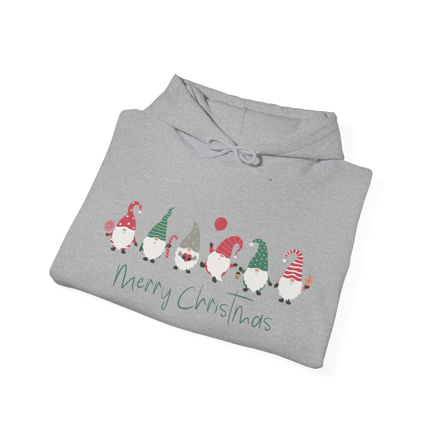 Hoodie Christmas Sweatshirt, Gnome Print Christmas Hoody, Merry Christmas Shirt, Holiday Shirt, Cute Christmas, Holiday Gift Shirt