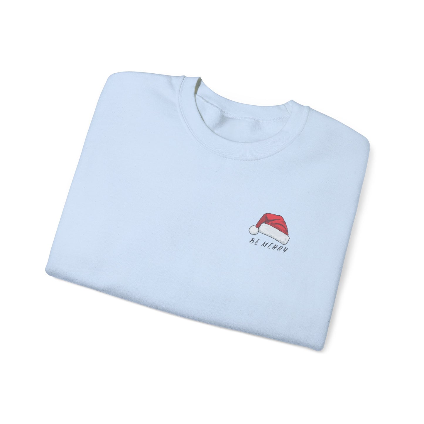 Sweatshirt Christmas Crew Neck Christmas Santa Hat Shirt Holiday Shirt Cute Christmas Gift Shirt